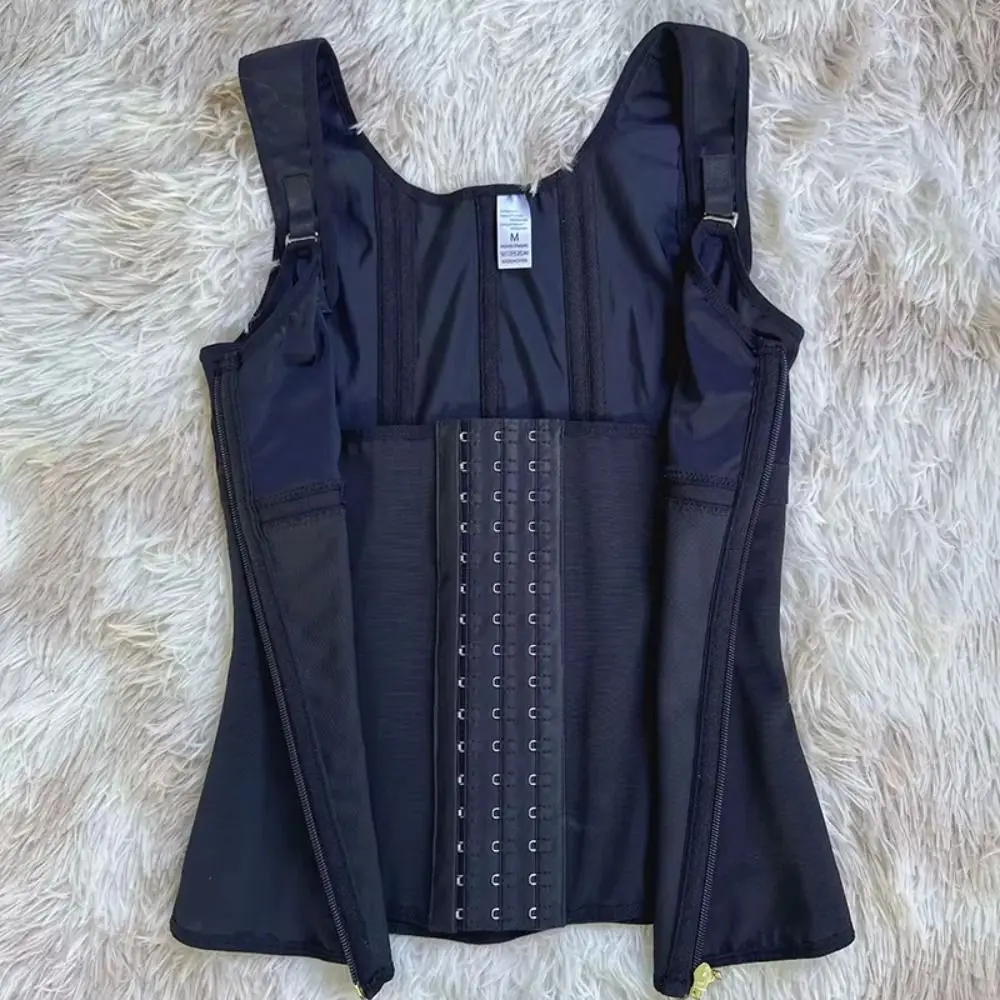 Durable Spandex Compression Vest Bra Black Nude Pink S/ M/ L Slim Body Shaper Adjustable Posture Corrector Gym