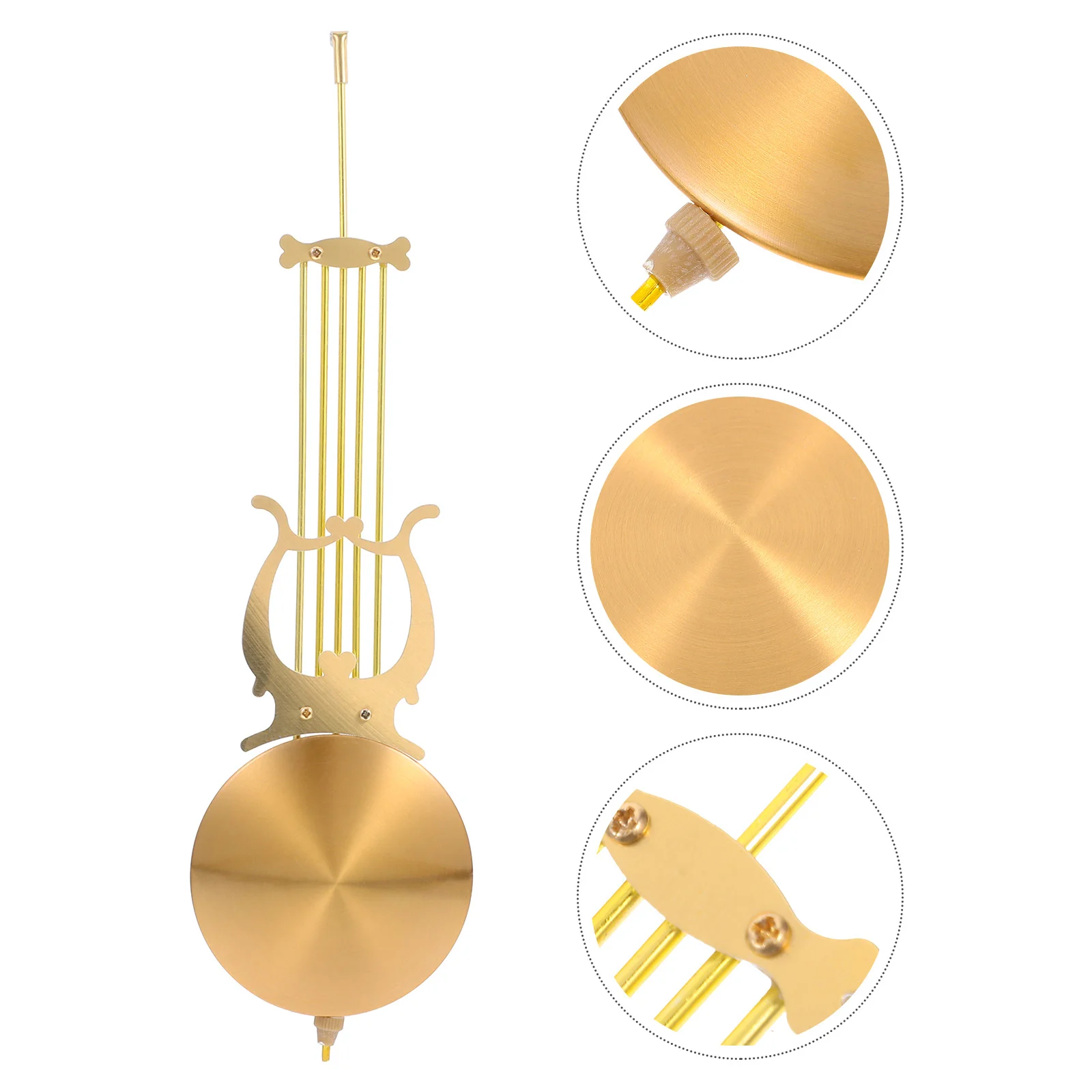 

Quartz Clock Pendulum Replacement Metal 28cm Wall Clock Parts High Durability Repair Home Office Bedroom Living Room