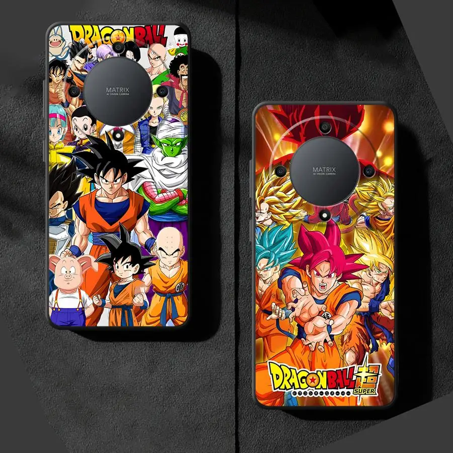 لعبة دراغون بول سوبر سون جوكو غطاء هاتف ناعم أسود لهاتف Honor 70 90X5b Magic5Lite X9a 8X X8 X7 200 400 Lite X6 #3