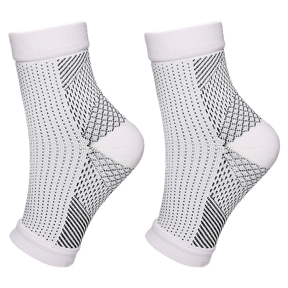 1 Paar Knöchelbandagen für Erwachsene Schmerzlinderung Knöchelschwellung Neuropathie-Socken Verletzungserholung Schutz Knöchel-Sport-Kompressionssocken – Detail 7