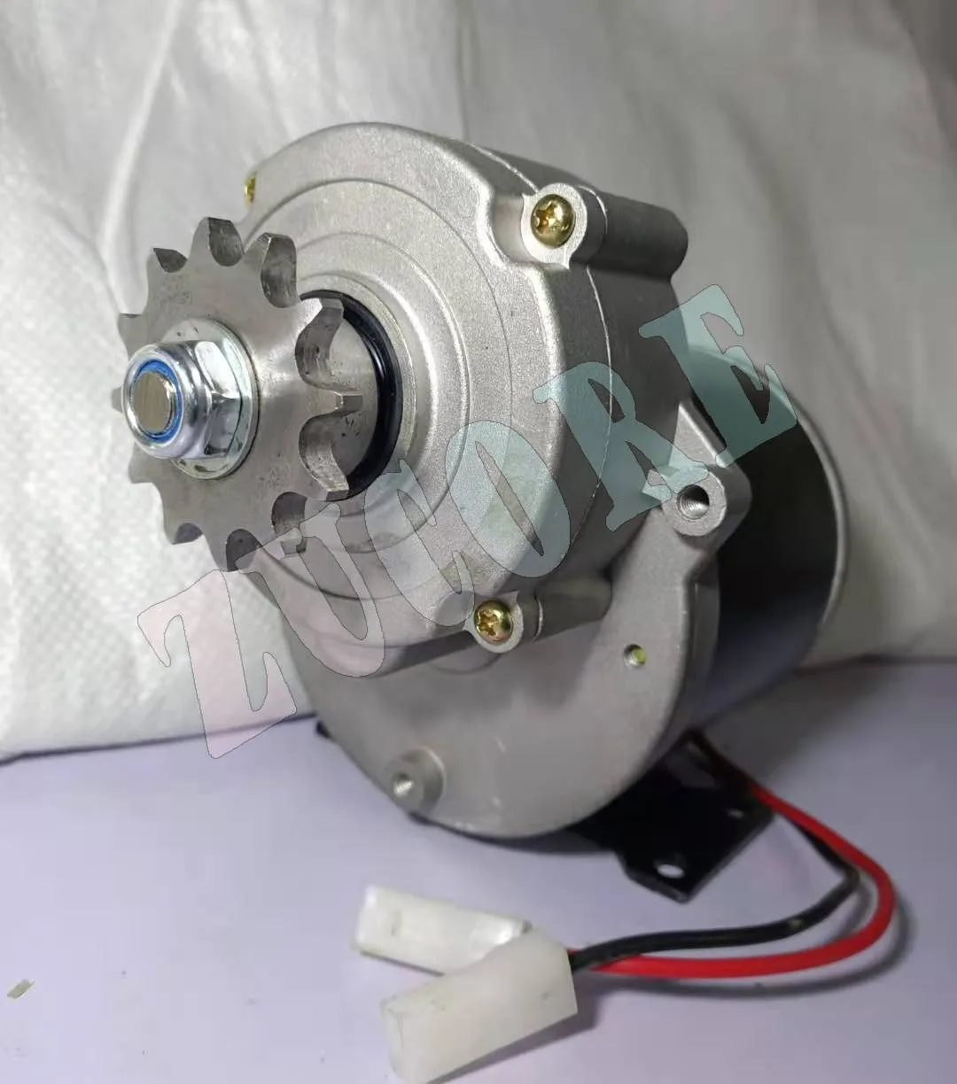 Electric Roller DC Motor 600W 180rpm 12V/24V/48V Belt Pulley for Roasting Machine and Tube Winder