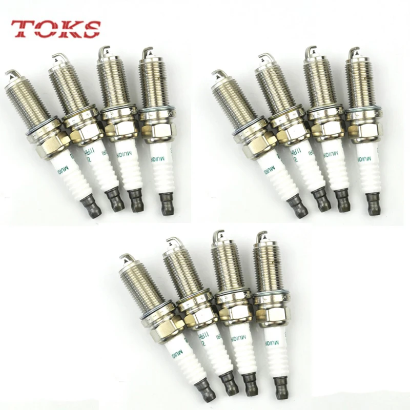 TOKS 12pcs 90919-01191 SK20HR11 Iridium Spark Plug For Toyota Tacoma Lexus LX570 GX460 FJ Land Cruiser 9091901191 SK20HR-11