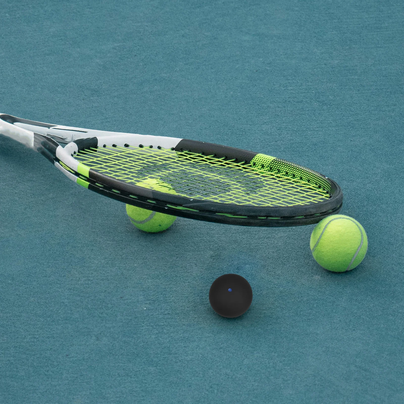 Bola de squash única, treinamento rápido, borracha elástica alta para competição de iniciantes, bolas de raquete de squash
