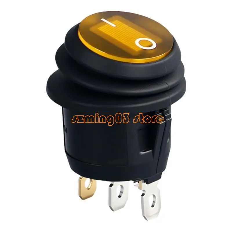 H9EC العروض العالية IP65 المفاتيح الكهربائية 220V 16A أسود 2 أعمدة تشغيل/إيقاف