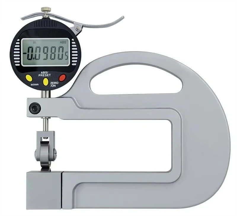 High-quality Digital Micron Thickness Gauge with Roller Insert Measuring Tool 0.001 Mm