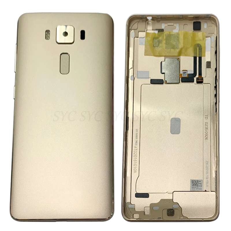 Battery Cover Rear Door Panel Housing Case For Asus Zenfone 3 Deluxe 5.5 ZS550KL Back Cover with Fingerprint Replacement Parts