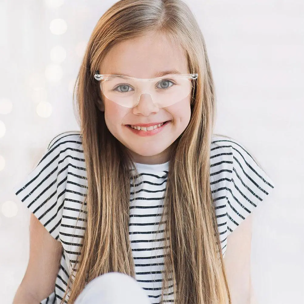 

6Pcs Kids Safety Glasses Protective Eyewear Comfortable Fit Resistant Safety Glasses Indoor Outdoor Child Eye