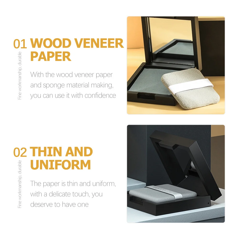 1 Juego de papel absorbente de aceite Facial compacto, hojas secante portátiles, espejo, maquillaje, papel de Control de aceite Facial para piel grasa