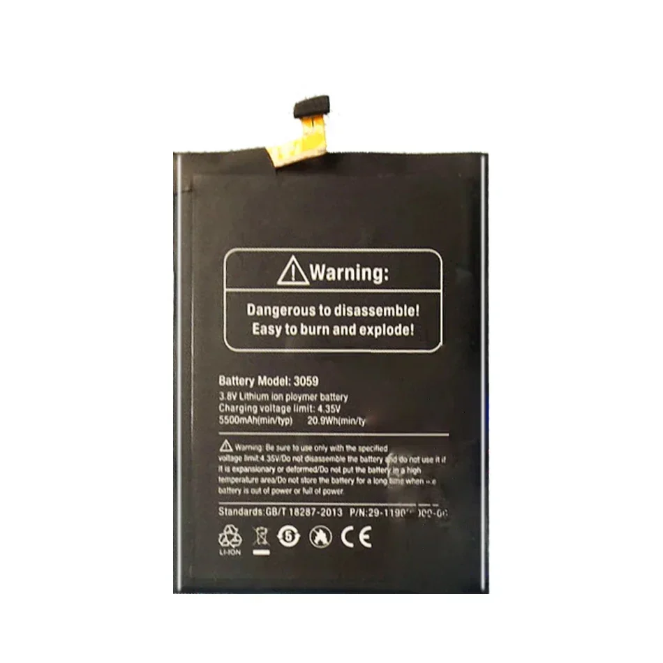 

Battery 5500mAh for Ulefone Armor X X2 3059 Mobile Phone Li-ion Bateria