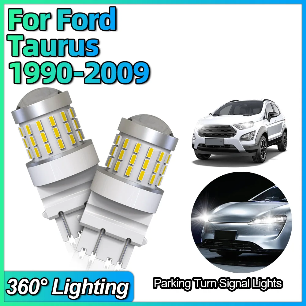 LED 3157 Lamp P27/7W T25 White Reverse Tail Brake Lights Turn Signal 12V For Ford Taurus 1990-2003 2004 2005 2006 2007 2008 2009