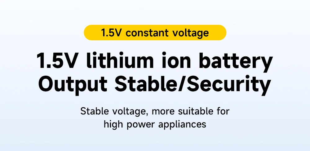 PALO High Capacity 1.5V AAA Rechargeable Battery 1300mWh AAA 1.5V Li-ion Battery LR3 Batteries for Remote Control Wireless Mouse