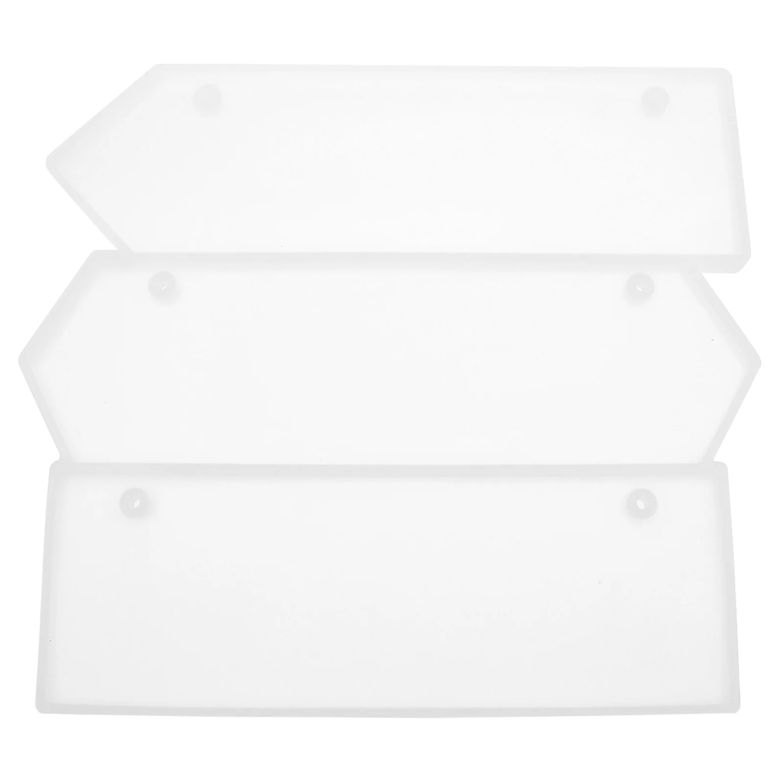 Door Plate Mold Clear Large Foam Blocks Epoxy DIY Pendant Craft Accessories Molds Panel
