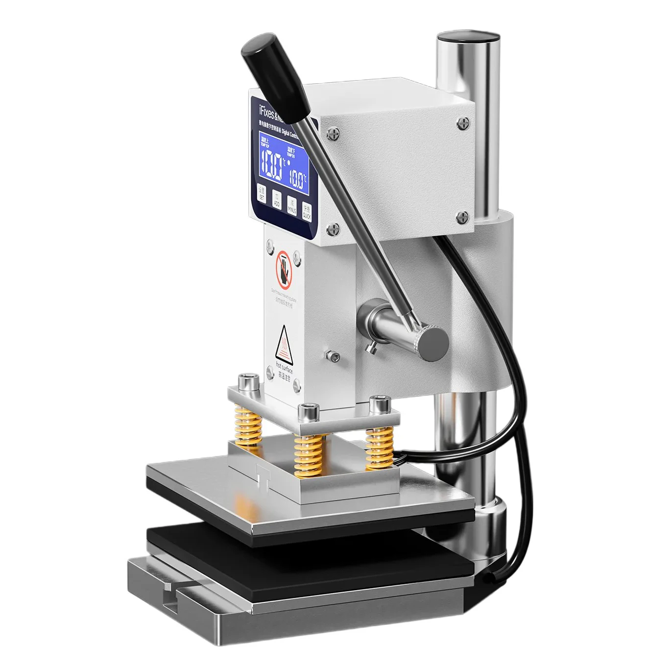 IJ2 Phone Screen Dual Preheating Holding Pressure Machine for Straight Curved Foldable Screen Frame Press Quick Curing