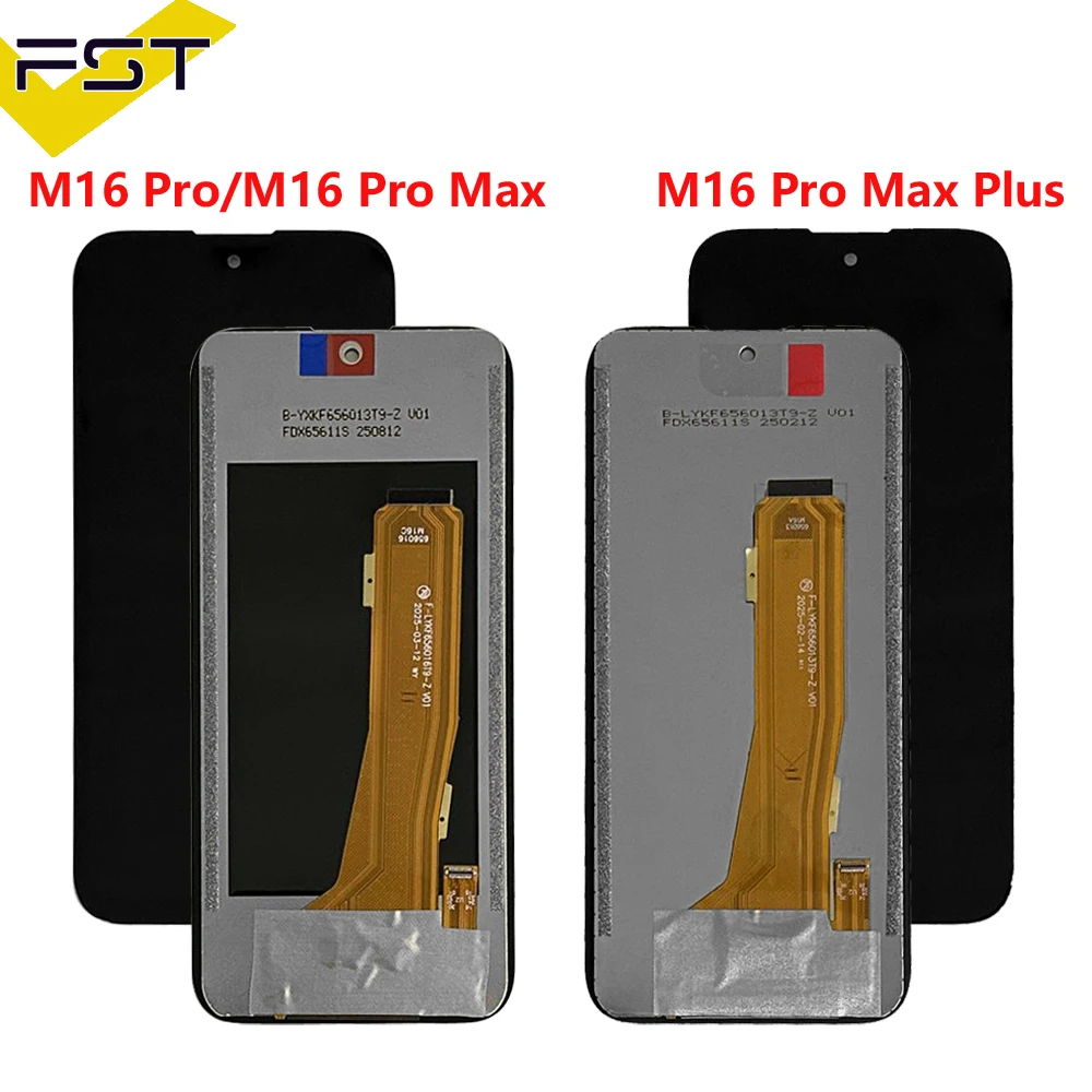 6.6" Original Display For M-Horse M16 Pro Max Plus LCD Display Touch Screen Digitizer Assembly M16Pro Max Replacement Parts