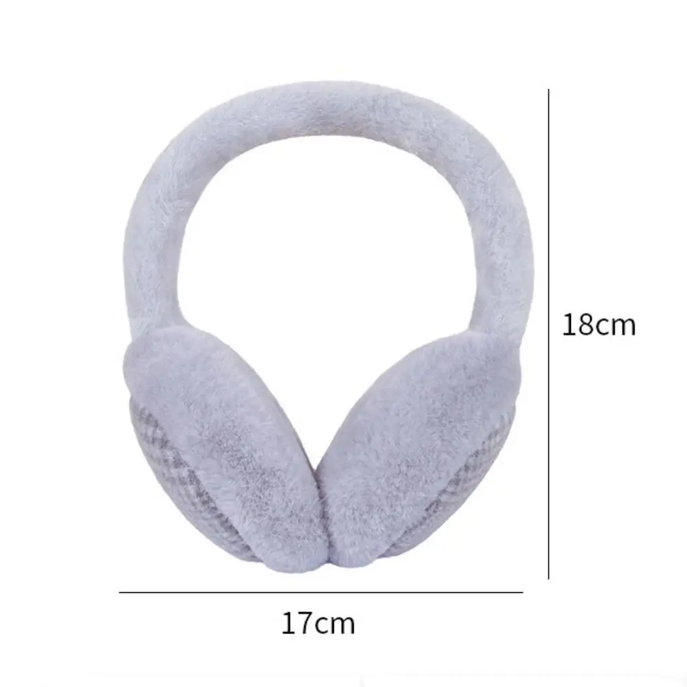 Portable Cold Protection Ear Muffs Foldable Keep Warm Ear Warmer Plush Windproof Ear Cap Women