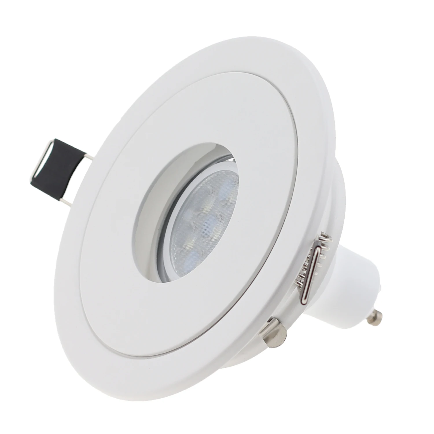 LED MR16 Bulb GU10 Eyeball Casing Frame Downlight Ceiling Down Light Lampu Siling Round White