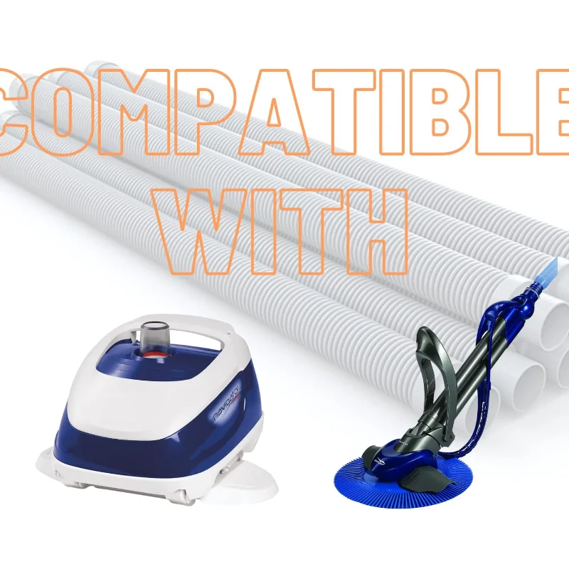 Swimables Universal Swimming Pool Cleaner Hose 48" Designed for the Hayward Navigator, Pool Vac XL, Aquabug