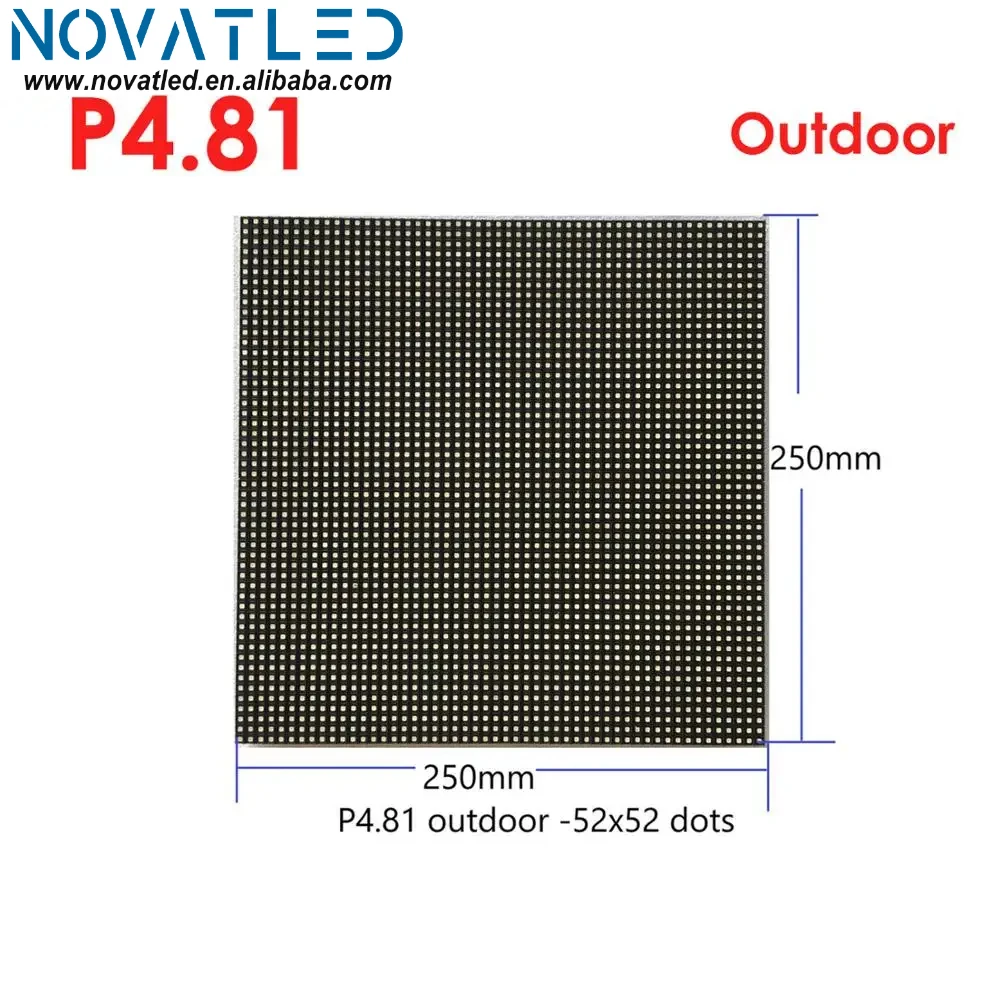 

Wholesale price brand new p4.81 rgb led display lowest price p4.81 outdoor led video panel show image video