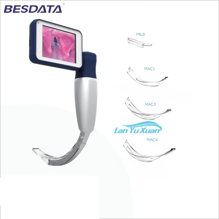 Manufacturer cheap price Stainless steel Handheld neonatal-video laryngoscope with single use disposable blades