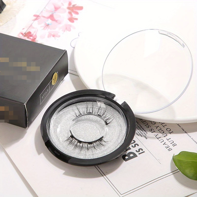 1 пара ресниц, сверхнатуральный вид, накладные ресницы Quantum без клея с пинцетом, набор многоразовых магнитных ресниц