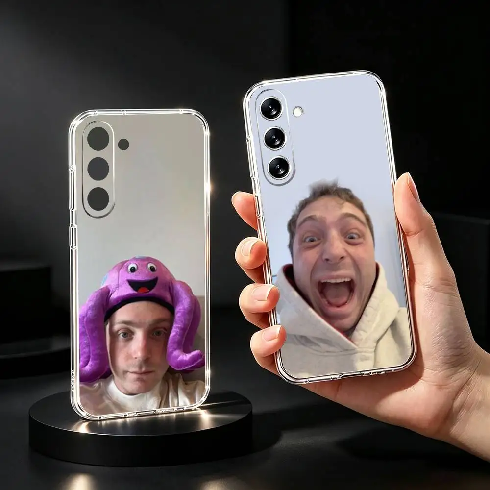 Funny J-Jake Shane Transparent Phone Case For Samsung Galaxy A73,A72,A71,A70,A53,A52,A51Soft Cover