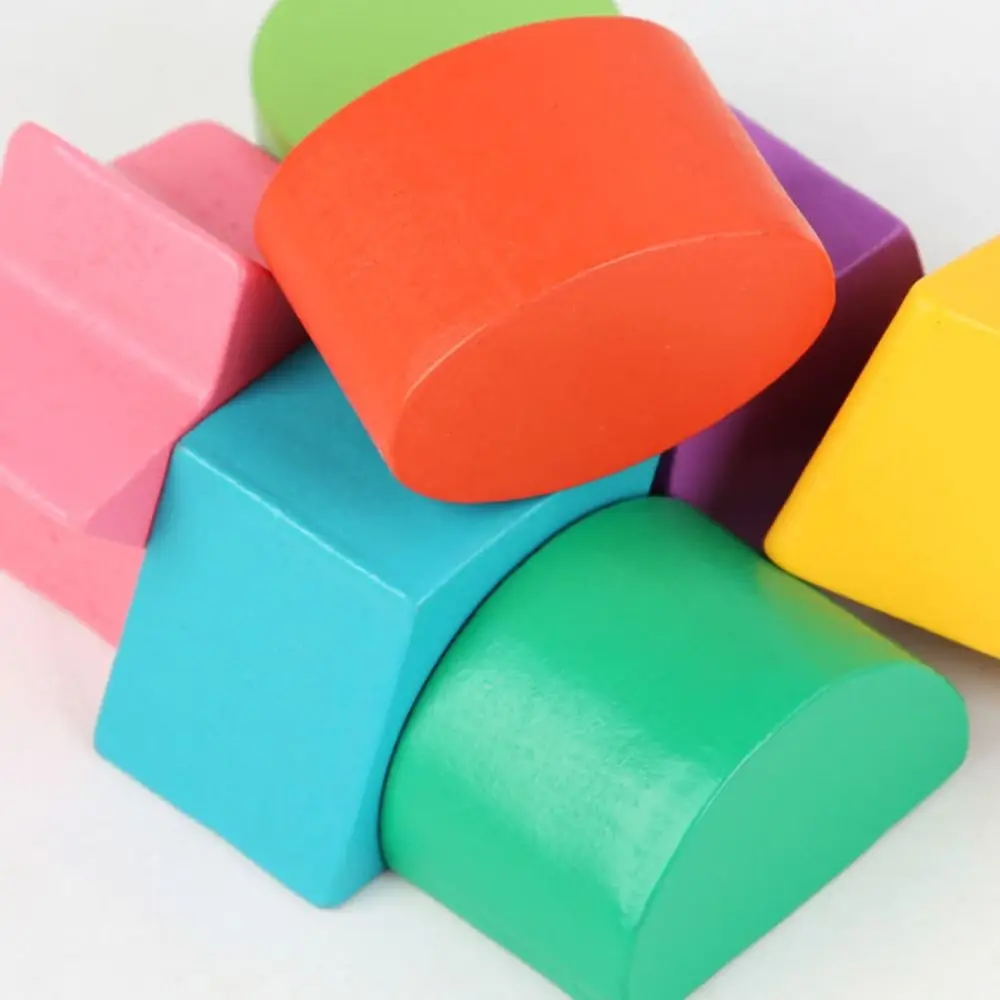 Trieur de formes Montessori en bois, 13 trous, jouet de tri de formes colorées, boîte carrée, jouets assortis de formes Montessori pour bébé