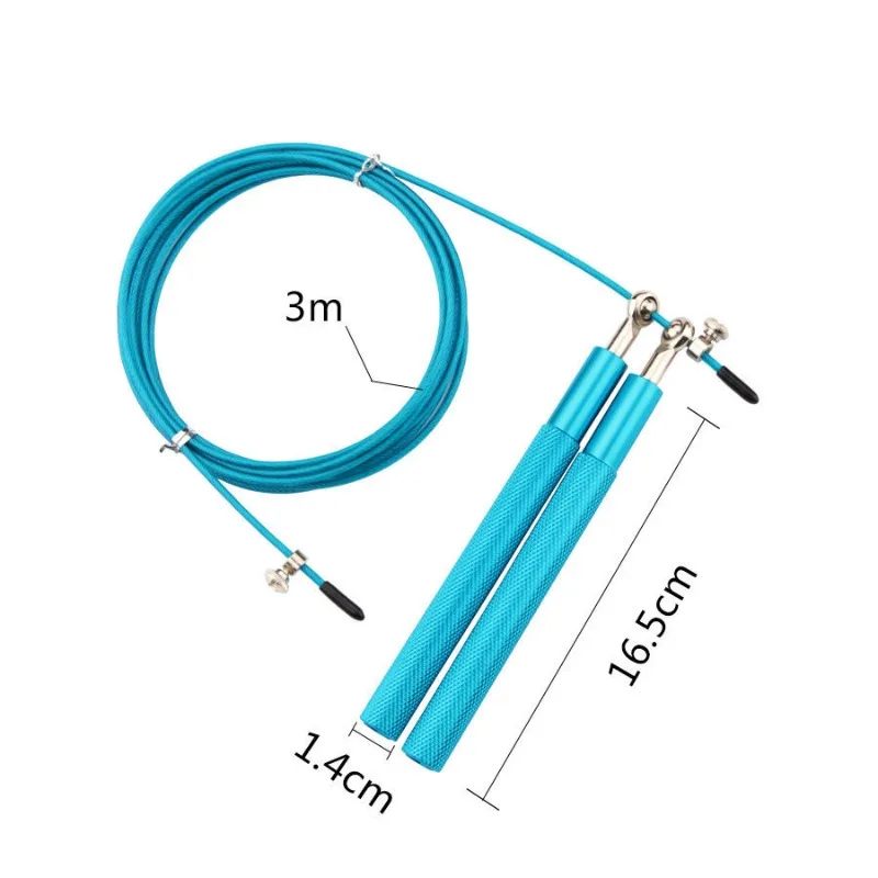 New Fitness Jump Ropes Crossfit Heavy Steel Wire Speed Jump Rope for Boxing MMA Training Equipment Gym Exerciser Skipping Rope