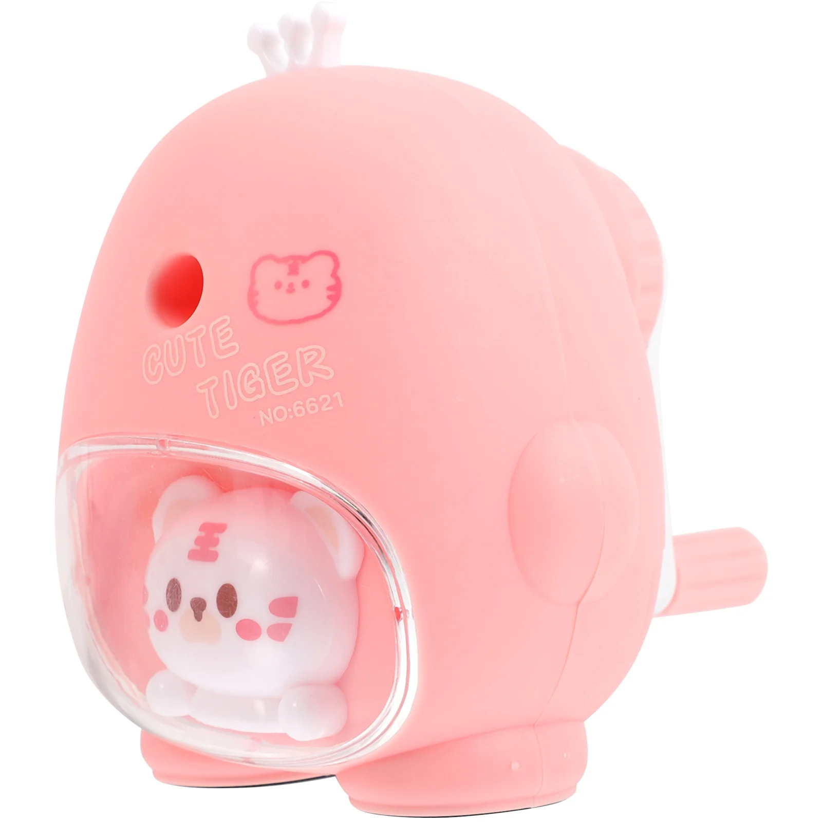 Cartoon Pencil Sharpener Manual Small Size Lightweight Large Chip Box Lovely Design Students Kids School Supplies