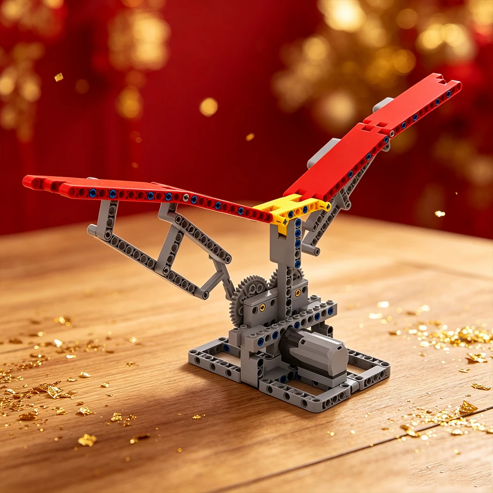 Advanced Wing Robot Building Blocks Set STEAM Educational Toy Gift for Teens MOC Interlocking Brick Remote Control Assembly Mode