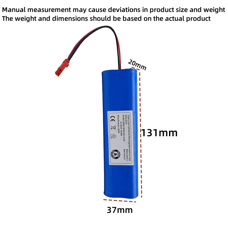 14.8V 4S1P convient au robot de balayage Qihoo 360 Dock. Batterie aste pour balayeuse intelligente, 14.8V, 4,8 Ah, 6,8 Ah