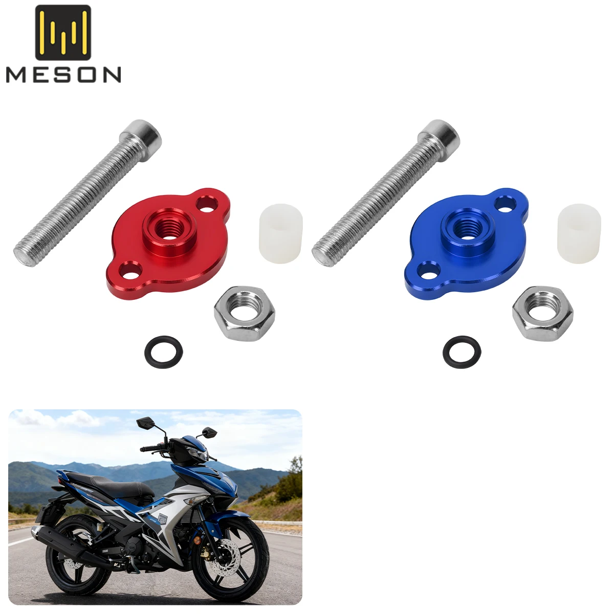 

Motocycle Manual Cam Timing Chain Tensioner CNC Aluminum for LC135 Y15ZR RS150 WAVER125 Motocycle Accessories