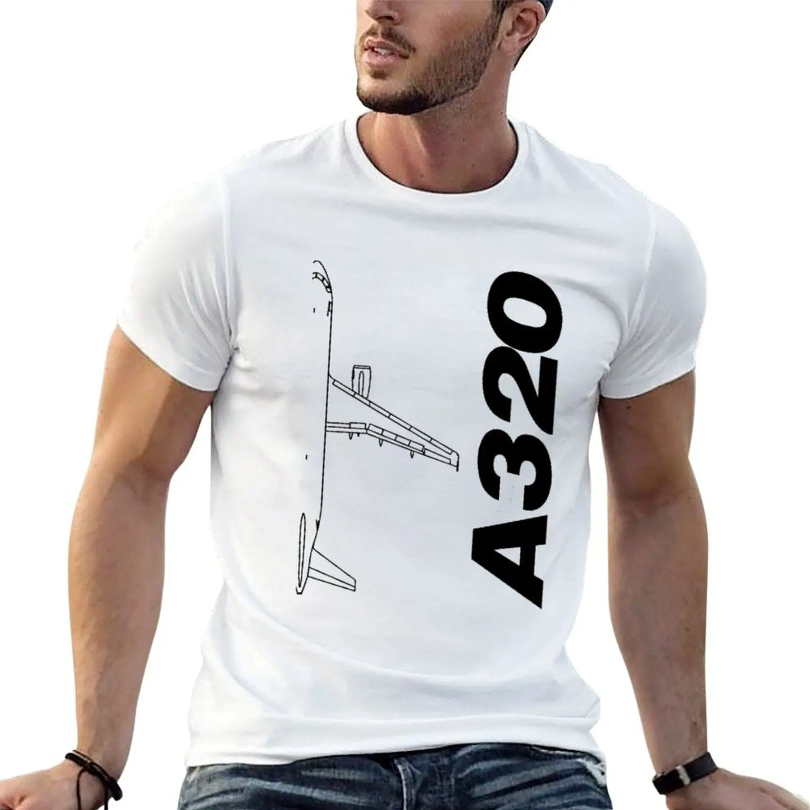 

A320 T-Shirt cotton t shirts high quality man t shirts for men T-Shirt