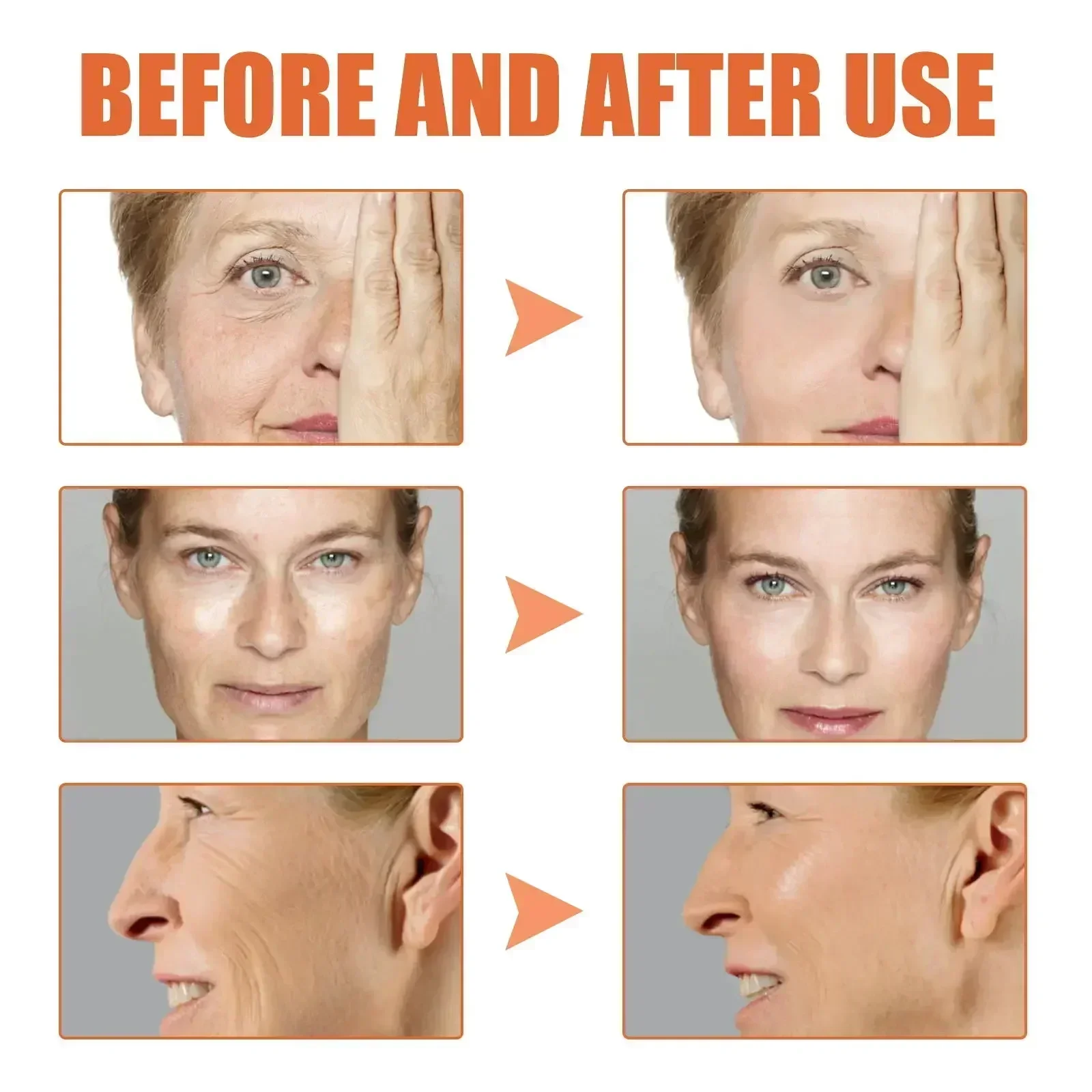 Pure Hyaluronic Acid Facial Serum Anti Wrinkle Aging Face Lift Tightening Reduce Eye Finelines Moisturizing Korean Cosmetics