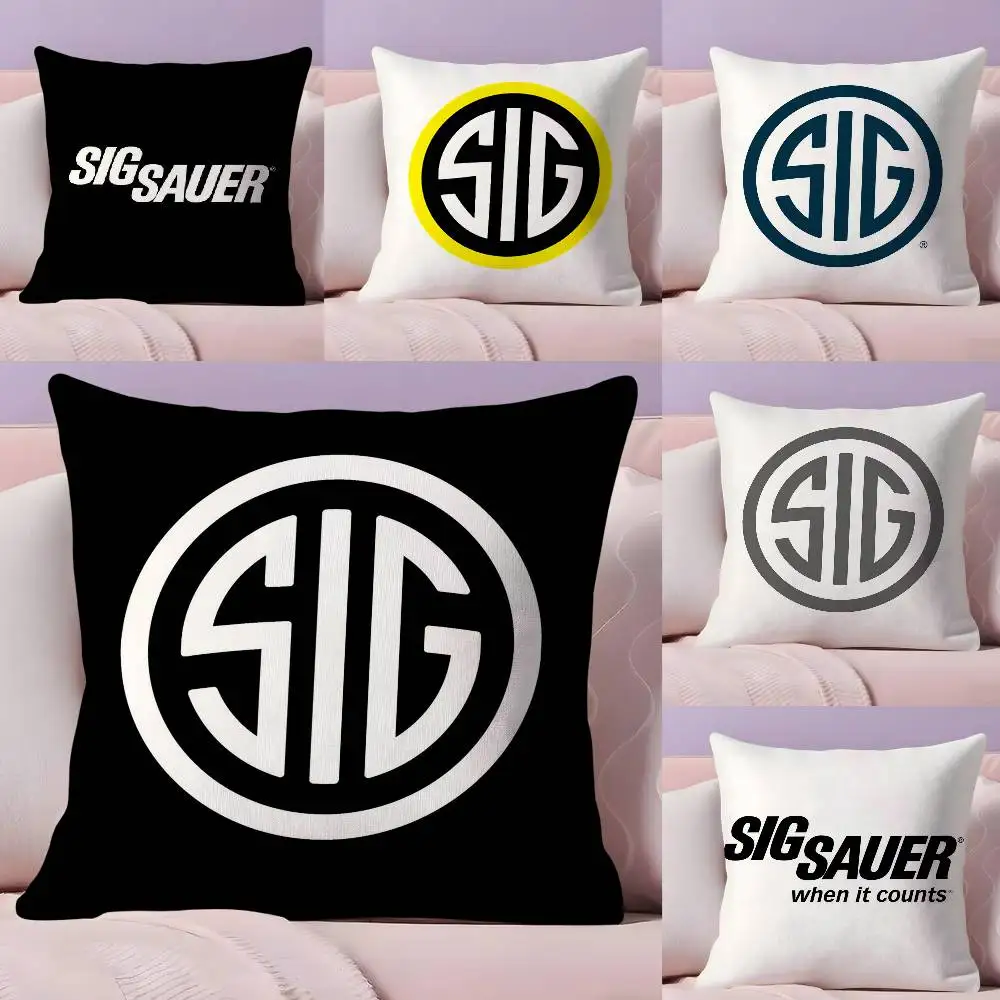 

Firearms brands S-Sig S-Sauer Pillow Case Ultra Soft Skin Friendly Fabric Cloud Like Comfort & Concealed Zipper
