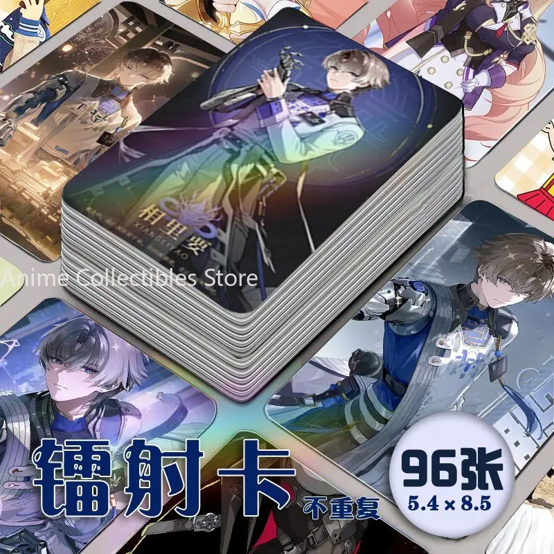 

96PCS Wuthering Waves Xiangli Yao Anime Laser Small Card Postcard Photo LOMO Card Collectibles Good Friend Birthday Gifts