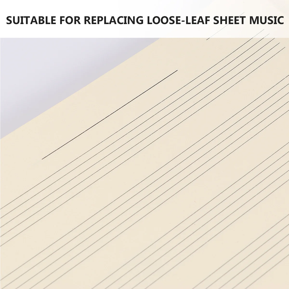 ورقة فارغة الموسيقى 3 مللي متر تباعد الخط ورقة مخطوطة فضفاضة للمبتدئين عبوة دفتر الموظفين استخدام التكوين #2