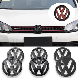 Non-destructive Front Radiateor Badge Sticker Rear Trunk Emblem Lid Cover For Volkswagen VW Golf 6 MK6 2010 2011 2012 2013