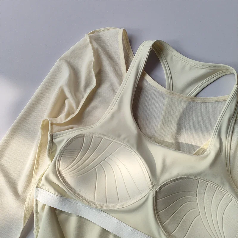 Sexy Mesh Top Yoga Shirt for Women, Breathable Sports Shirt, Quick Drying Gym Top, Running T-Shirt, Training, Pilates Bra Blouse image 5