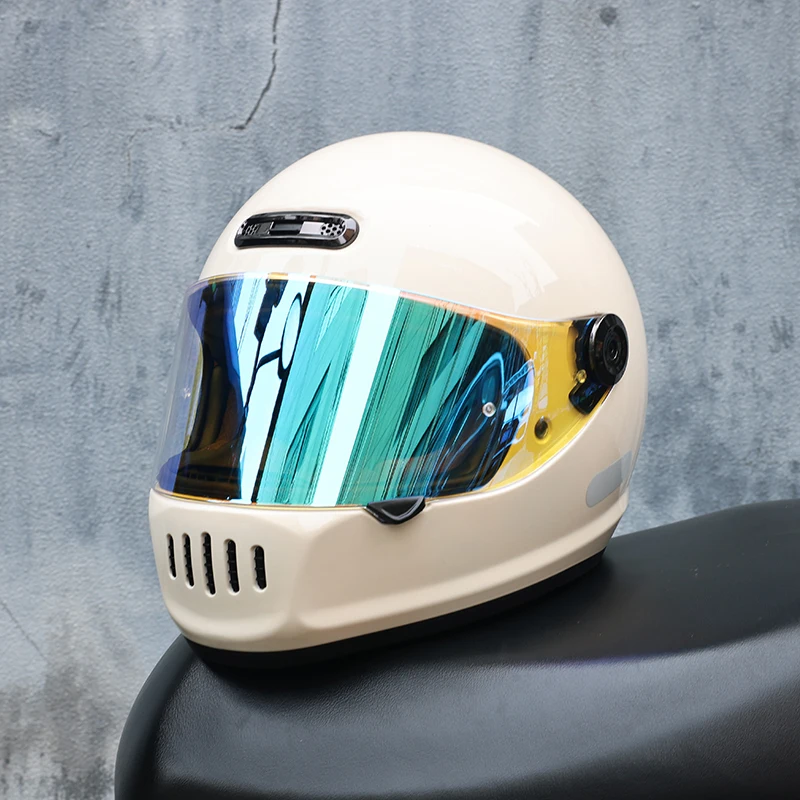 خوذات الدراجات النارية للرجال والنساء، خوذات كاملة قديمة، دراجات نارية مخصصة لرحلات البحر، طوال العام #3