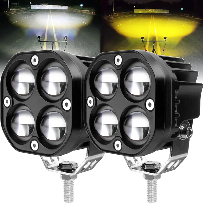 

3 inch Led Spot Work Light 12V 24V Fog Lights Driving Offroad 4X4 4WD Led Spotlight for Truck Car ATV SUV ATV UAZ Motorcycle