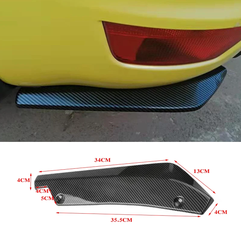 

2PCS Car Spoiler Scratch Protector For MercedesBenz W201 GLA W176 CLK W209 W202 W220 W204 W203 Rear Bumper Lip Diffuser Splitter