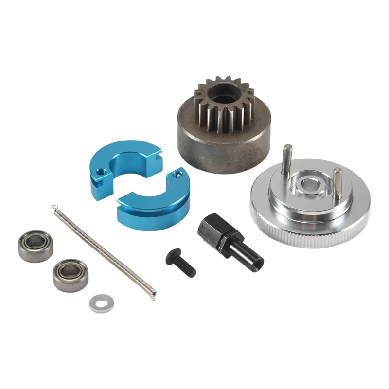 RC 14T Clutch Bell + Shoes with Spring +Flywheel Assembly Kit Set for Redcat Volcano S30 SH-18 VX-18 Nitro Engine Parts