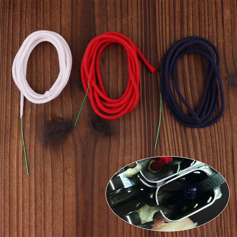 

Длинные фитили из чистого хлопка длиной 100 см с иглой для замены и ремонта большинства бензиновых фитилей