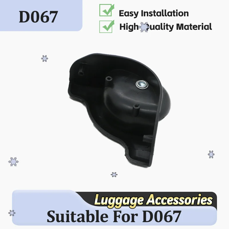 

For D067 Luggage Set: 2-Piece Directional Replacement Wheel Set Heavy-Duty Straight-Rolling Front Luggage Wheel Assembly