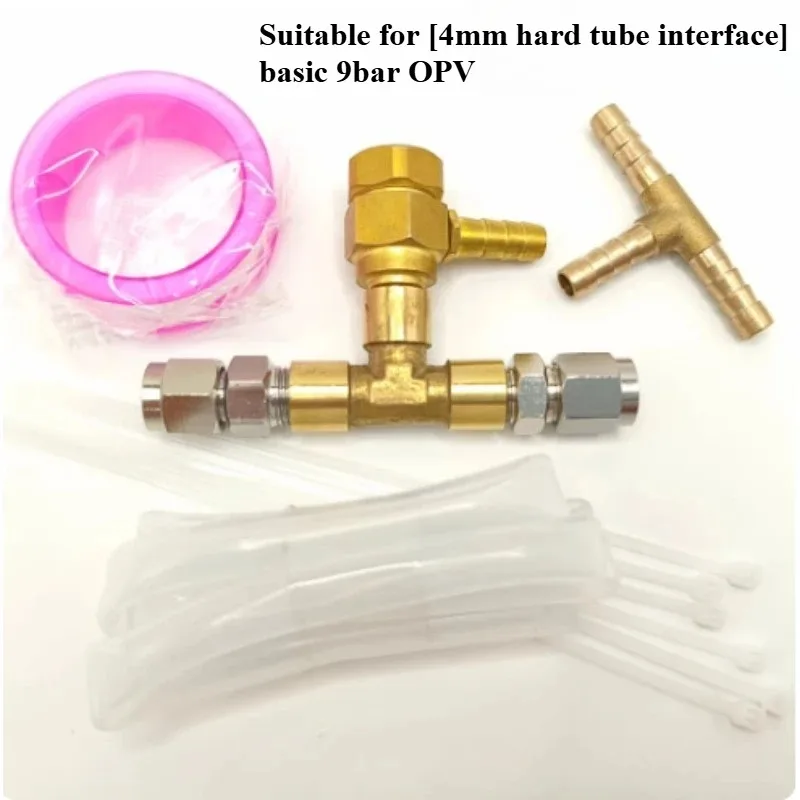 

Applicable To Coffee Machine Modified Set, Adjustable Pressure Relief Valve Regulator Valve G1/8 Wire Port.