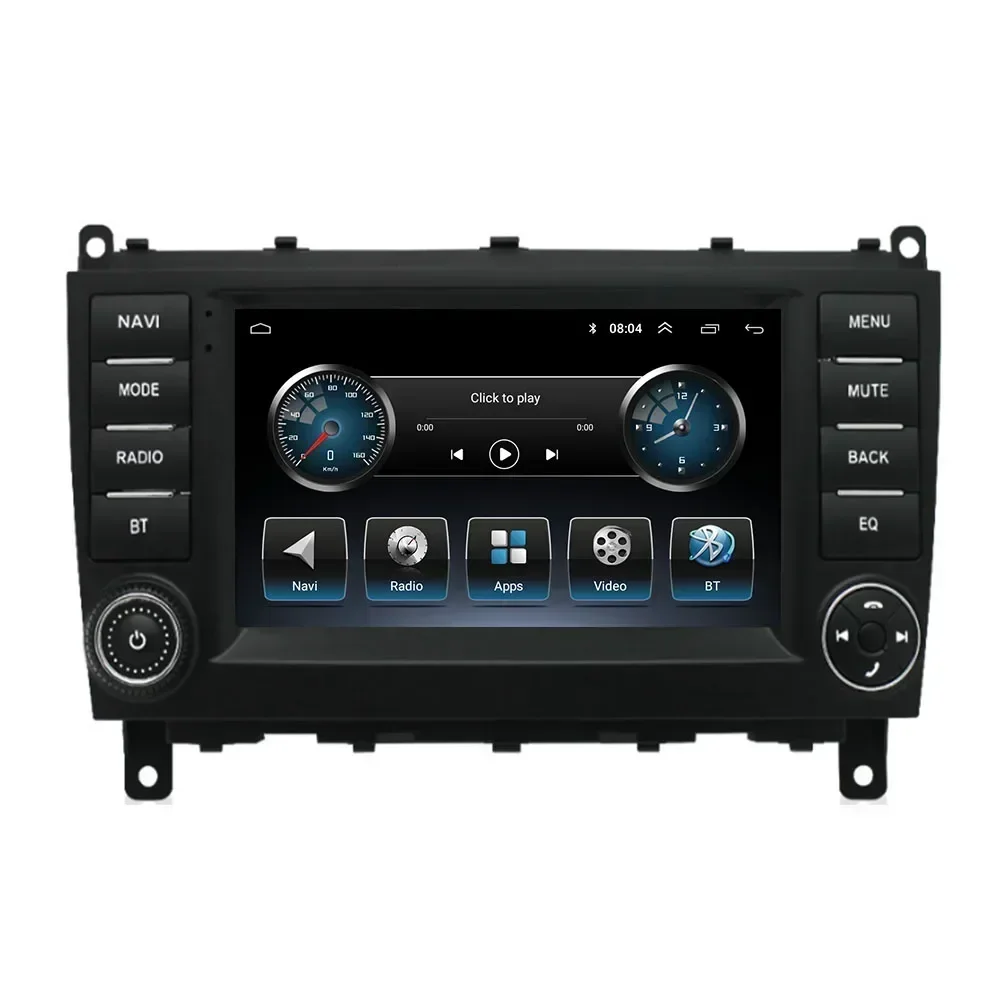 Android 13 Car Radio Video Player For Mercedes Benz W203 W209 W219 A Class A160 C-Class C180 C200 CLK200 C230 GPS Carplay 2din