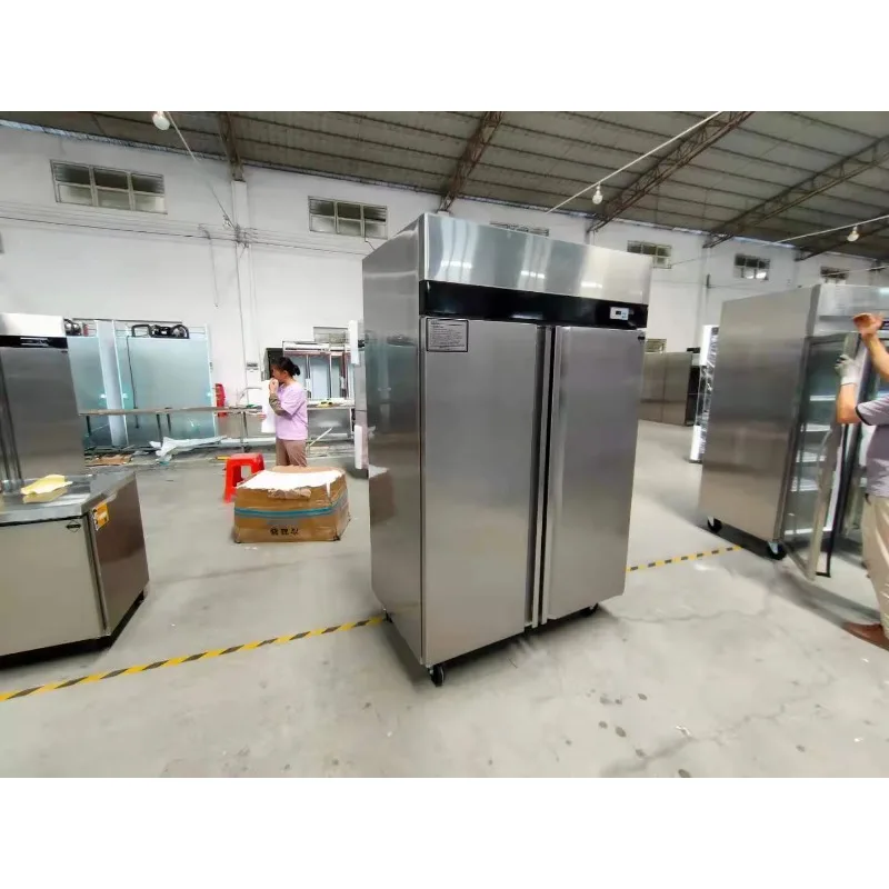 Commercial Refrigerator Restaurant Refrigeration Upright Freezer Kitchen Equipment Stainless Steel
