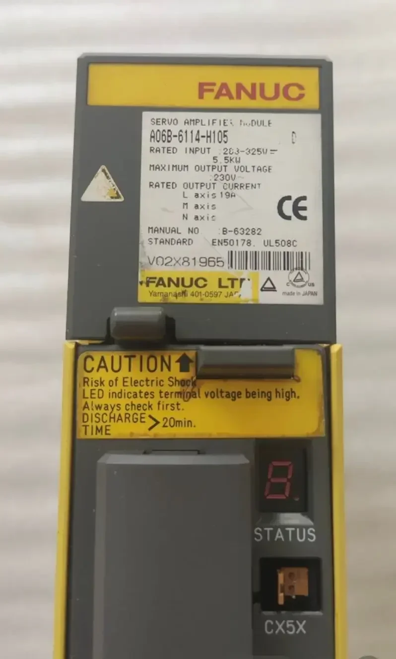 A06B-6114-H105 Used  Servo Drive Amplifier Module  For CNC System Machine
