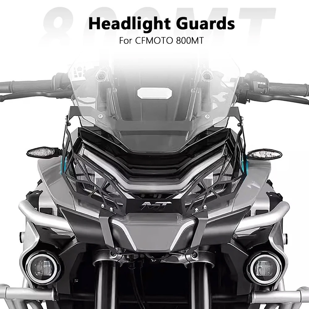 Suitable for CFMOTO Chunfeng 800MT new motorcycle headlight protective cover grille cover and large lamp protection cover