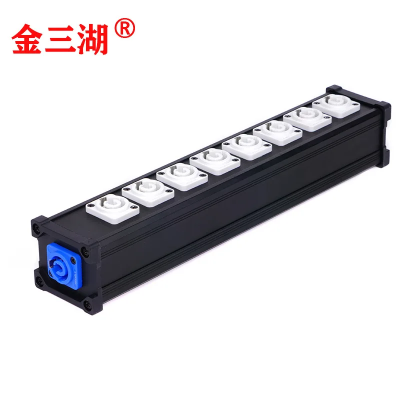 Stage 8-Way 16A LED Lamp Power Box 230W Beam Lamp XLR Connector Truss Junction Audio Video Connectivity Operating Temp